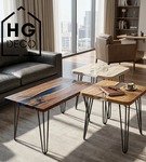 Metalowa noga hairpin legs do stolika kawowego trzy pręty noga loftowa TL50 cm