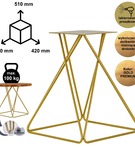 Stelaż noga do stolika kawowego DIAMOND 51 złota