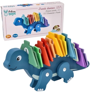 Dinozaur z cyferkowymi puzzlami Adam Toys