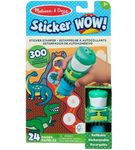 Stempelek z naklejkami Dinozaur + książeczka Sticker Wow! Melissa & Doug