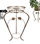 Kwietnik stojący podłogowy stojak pojedynczy metalowy retro FLORA 58 cm