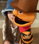 Pacynka na rękę SOX Cowboy pacynka skarpeta z piszczałką Puppet Company