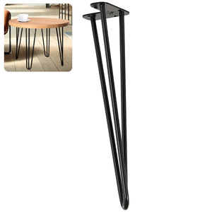 Metalowa noga hairpin legs do stolika kawowego trzy pręty noga loftowa TL40 cm